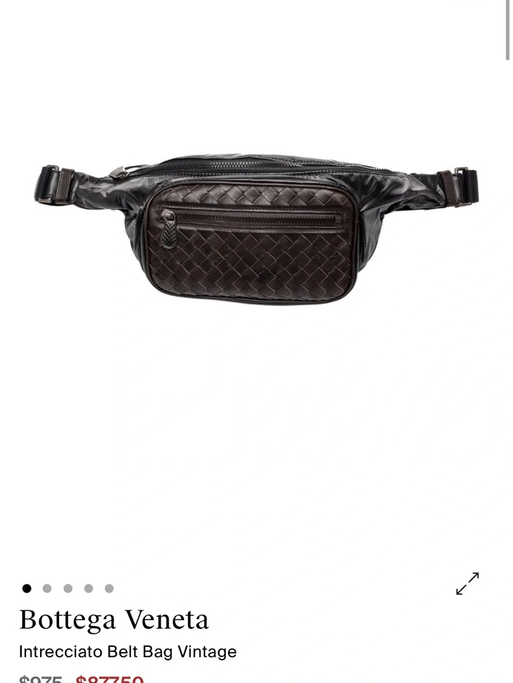 Bottega Veneta Intrecciato Belt Bag Vintage